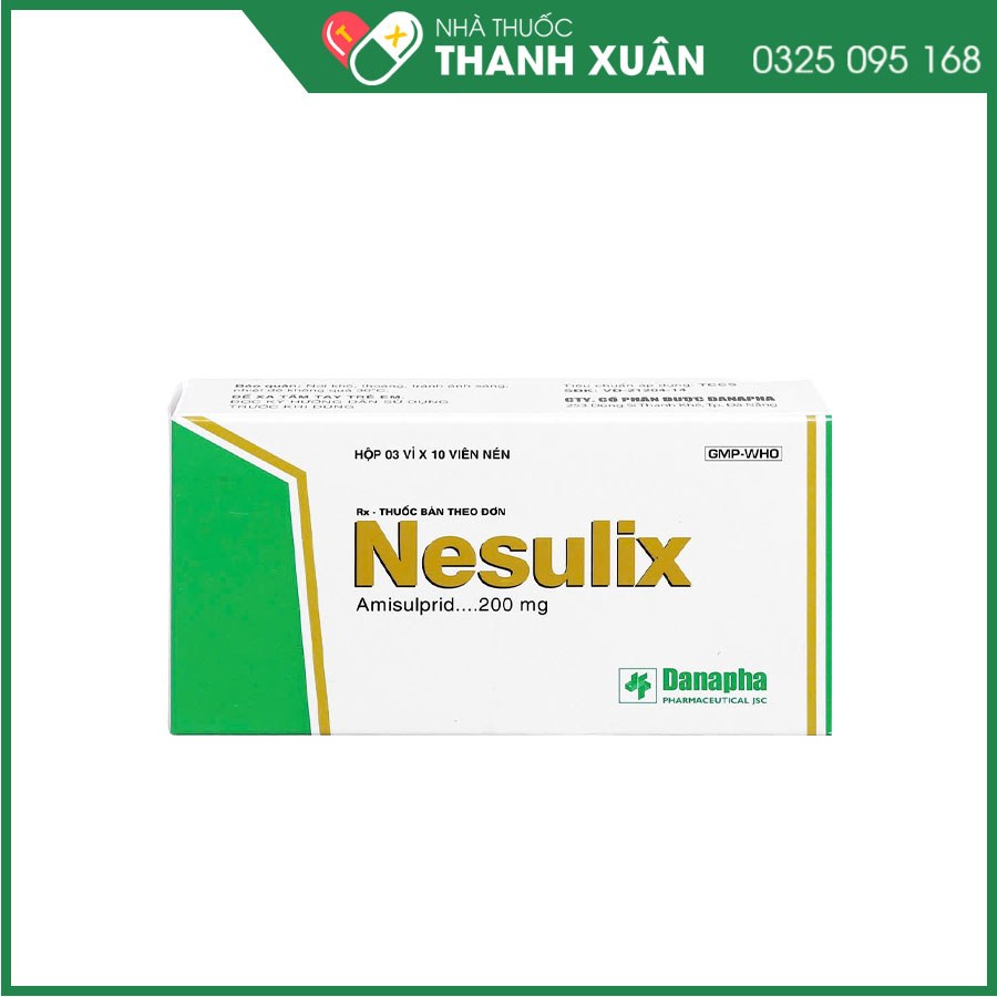 Nesulix điều trị các triệu chứng của bệnh tâm thần phân liệt